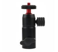 Compatibile con DSLR/telefono cellulare universale - Adattatore for treppiede flash in lega di alluminio con testa a sfera, vite da 1/4" for supporto for ombrello tipo B(Type A)
