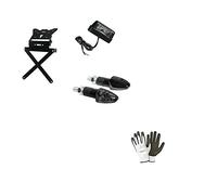 COMPATIBILE CON DUCATI MULTISTRADA 1200 S KIT PORTATARGA IN ALLUMINIO SPORTIVO UNIVERSALE NON SPECIFICO PER MOTO+1 COPPIA DI FRECCE A LED+LUCE TARGA LAMPA TUTTO OMOLOGATO NERO