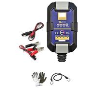 COMPATIBILE CON DUCATI XDIAVEL CARICATORE E MANTENITORE DI CARICA BATTERIE AL PIOMBO ACIDO/AGM/GEL/LITIO 6V/12V PER AUTO,MOTO,CAMPER QUAD JET SKI COMPATTO AUTOMATICO MAX 30AH