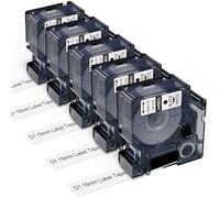 Compatibile con Dymo D1 nastro 45803 S0720830 19 mm x 7 m per Labelmanager 350 360D 420P 450 500TS Labelpoint 300 350, compatibile con 45803s A45803 nero su bianco