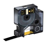 Compatibile con DYMO Standard D1 45024, ricarica per nastro etichettatrice, oro su nero, 12 mm, da utilizzare in LabelManager PnP 160 260P 210D 280 360D 420P 450 450D ColorPop Label Maker, confezione