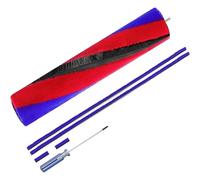 Compatibile con Dyson Gen5/V15/V15S/V8/V10/V12 Slim Detect - Spazzola a rullo (adesivo, parte 971634-01, rosso/blu), ricambio for rullo morbido