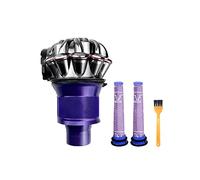Compatibile con Dyson V11 V10 Aspirapolvere portatile Cyclone Collector V6 V7 Dust Cup V8 Dust Bucket HEPA Filter Parti di ricambio (Color : Orange)