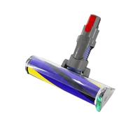 Compatibile con Dyson V15/V11/V10/V8/V7 - Accessorio for aspirapolvere con rilevamento polvere, testina for pavimenti in legno con rullo morbido e luce ottica verde