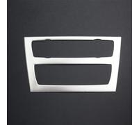 Compatibile Con E84 X1 2011 2012 2013 2014 2015 Car Styling Modanature Interne Fibra Di Carbonio Aria Condizionata Pannello CD Manopola Pulsante Copertura Trim pannello console CD