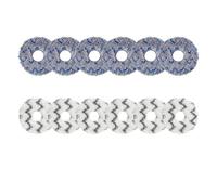 Compatibile Con Ecovacs, Compatibile Con Deebot, T30 Pro, Omni, T10 T20 T50, Omni, T30s Combo X1 X2, Robot Aspirapolvere Panni for Mop Accessori Parti In Tessuto for Mop(12PCS-01)