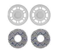 Compatibile con ECOVACS, compatibile con DEEBOT X5 Pro, X5 Max Robot Aspirapolvere Supporto for panno for mocio Parte di ricambio(4PCS Set)