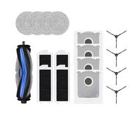 Compatibile con Ecovacs, compatibile con kit di accessori for aspirapolvere robot Deebot Mini con spazzola principale, panno for mocio, filtro, sacchetto for la polvere, spazzole for bordi(B)