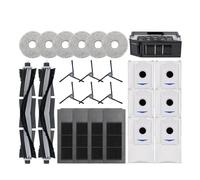 Compatibile con Ecovacs Deebot X2 Omni / X2 Pro / X2 Robot Vacuum Accessori Roller Main Side Brush Hepa Filtro Mop Panno Dust Bag Parts(Bianco)