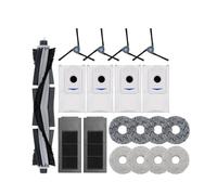 Compatibile con Ecovacs Deebot X2 Omni / X2 Pro / X2 Robot Vacuum Accessori Roller Main Side Brush Hepa Filtro Mop Panno Dust Bag Parti (giallo)