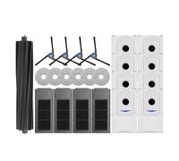 Compatibile con Ecovacs Deebot X2 Omni / X2 Pro / X2 Robot Vacuum Accessori Roller Main Side Brush Hepa Filtro Mop Panno Dust Bag Parti (trasparente)