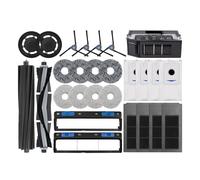 Compatibile con Ecovacs Deebot X2 Omni / X2 Pro / X2 Robot Vacuum Accessori Roller Main Side Brush Hepa Filtro Mop Panno Dust Bag Parti (Grigio)