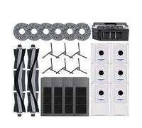 Compatibile con Ecovacs Deebot X2 Omni / X2 Pro / X2 Robot Vacuum Accessori Roller Main Side Brush Hepa Filtro Mop Panno Dust Bag Parti (Cioccolato)