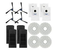 Compatibile con Ecovacs Deebot X2 / X2 Omni / X2 Pro / DEX86 Robot Aspirapolvere Filtro Hepa Sacchetto for la polvere Mop Panni Ricambi Accessori (Color : As Shown B)