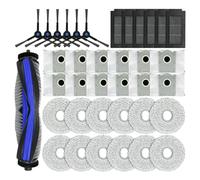 Compatibile con Ecovacs T50 MAX Pro Omni Kit consumabili robot | Componenti stampati con precisione si adattano mantenendo efficienza pulizia domestica(Set 14)