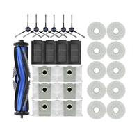 Compatibile Con ECOVACS, T50 PRO OMNI / T50 OMNI Robot Aspirapolvere Ricambi Spazzole Laterali Principali Panni For Mocio Filtri Sacchetti For La Polvere Accessori(Gold)