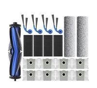 Compatibile con ECOVACS T80 PRO OMNI / T80 OMNI Robot Aspirapolvere Ricambi Spazzole Laterali Principali Panni for Mocio Filtri HEPA Sacchetti for la Polvere Accessori(4K 3.5X 90X)