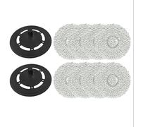 Compatibile con Ecovacs X2 Omni / X2 / X2 Pro Coprispazzola a rullo, Supporto spazzola principale di ricambio for aspirapolvere robot, Design a tenuta di polvere, Facile da installare, Nero(Set I)