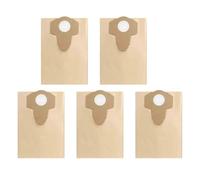 Compatibile con Einhell 5/10 pezzi 20L 30L sacchetti di carta for aspirapolvere a umido e a secco for modelli BT-VC1250S, BT-VC1250, TC-VC 18/20 Li S-Solo(30L-5PCS)