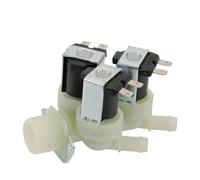 Compatibile con elettrovalvola elettrica a 3 vie ingresso acqua N/C lavatrice normalmente chiusa in plastica AC 220 V G3/4(DC12V)