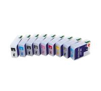 Compatibile con Epson, cartuccia d'inchiostro di ricarica da 80 ml con chip di ripristino automatico for stampante SureColor P800 T8501-T8509