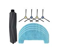 Compatibile con ETA Falco Smart 2515/90000 Robot Aspirapolvere Rullo Spazzola Principale Laterale Panni Straccio Ricambio(Set J)