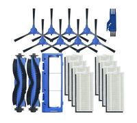 Compatibile con Eufy Robovac 11S / 25C / 30 / 30C / 35C / 12 / 15T / 15C Slim Robot Parti for aspirapolvere Coperchio spazzola laterale principale Filtro Hepa(Set-9)