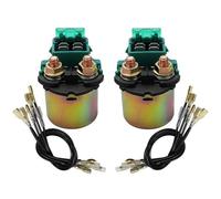 Compatibile con EX250 per Ninja 250 per 250R 1986-2012 per EX500 per Ninja 500 per 500R 1987-2009 Starter Solenoide Relè 27010-0796 Moto Avviatori a freddo (2 pezzi)
