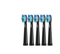 Compatibile con Fairywill, testine for spazzolino elettrico, testina di ricambio for spazzolino elettrico FW-507/508/515/551/917/959/2011/D1/D3/D7(5 PCS Black)