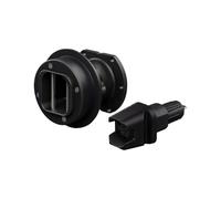 Compatibile con Fanatec QR2 Pro Pacchetto a sgancio rapido Porta for lato ruota e base, Adattatore a sgancio rapido lato ruota QR2 Pro e lato base(QR2 Bundle-Black)