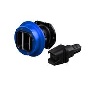 Compatibile con Fanatec QR2 Pro Pacchetto a sgancio rapido Porta for lato ruota e base, Adattatore a sgancio rapido lato ruota QR2 Pro e lato base(QR2Pro Bundle-Blue)