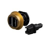 Compatibile con Fanatec QR2 Pro Pacchetto a sgancio rapido Porta for lato ruota e base, Adattatore a sgancio rapido lato ruota QR2 Pro e lato base(QR2Pro Bundle-Gold)