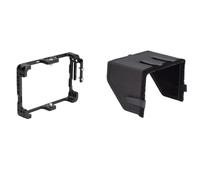 Compatibile con Feelworld F6 Plus - Gabbia for monitor da 5,5", telaio protettivo for display integrato nella fotocamera(Gray)