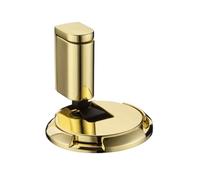 Compatibile con fermaporta magnetico for impieghi gravosi in acciaio inossidabile nero senza supporto a ventosa for foratura Hardware Touch(2pcZinc alloy)