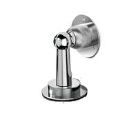 Compatibile con fermaporta magnetico, nessuna perforazione richiesta, adesivo, aspirazione silenziosa, arresto anticollisione, pavimento in silicone(Silvery)