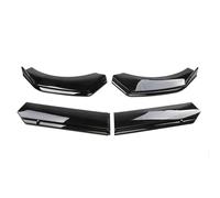 Compatibile con Fiat 500 595 Abarth Paraurti anteriore Spoiler for labbra Kit carrozzeria Splitter Gonna Diffusore Protezione Coperture di protezione(Gloss Black)