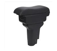 Compatibile Con Fiat 500/CRONOS Bracciolo Box Auto Portaoggetti Dedicato Dettagli Interni Elevati Accessori Retrofit(B2 black line 3USB)