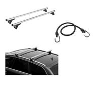 COMPATIBILE CON Fiat Panda 4x4 11/12> BARRE PORTATUTTO PER TETTO AUTO 120CM BARRA PER AUTO CON RAILING BASSI ATTACCATI AL TETTO PORTABAGAGLI ALLUMINIO 90KG OMOLOGATE