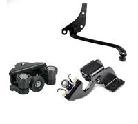 Compatibile con Fiat per Scudo 2007 2008 2009 2010 2011 2012 2013 2014 2015 2016 Cerniera porta scorrevole Pulegge di guida 1498205080 Rullo guida Porta Laterale