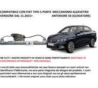 Compatibile con Fiat Tipo 5p dal 11.2015> Meccanismo Alzacristalli Anteriore Sx