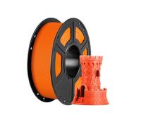 Compatibile con filamento PLA da 1,75 mm, bobina da 1 kg, materiale di stampa for stampante 3D FDM, materiale di consumo in plastica for una stampa 3D fluida e affidabile.(1KG Orange)