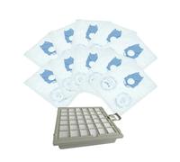 Compatibile con filtri HEPA for sacchetti aspirapolvere Bosch BSG8 VS08 tipo P. Compatibile con sacchetti Hoover da BSG82000 a BSG89999 BBZ41FP BBZ52AFP1. (Color : 11PCS-01)