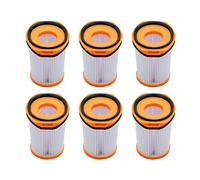 Compatibile con Filtro HEPA Shark XFCS851J Compatibile con Evopower System IQ+ CS851JMVAE, IQ CS851J, Std+ CS150JAE Sostituzione delle Parti dell'aspirapolvere (Color : 6 PCS)