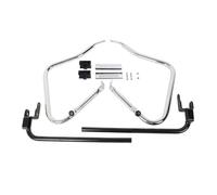 Compatibile Con FLHRSE6 2014 Per FLHXSE 2015 2016 2017 2018 2019 2020 2021 2022 Per FLHTKSE Borsa Laterale Staffa Guard Crash Bar Moto(Black and Chrome Set)