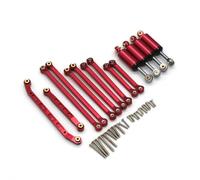 Compatibile Con FMS Per Fire Per Horse Per Thunder 1/18 RC Auto Aggiornamento Parti Di Modificazione Accessori Ammortizzatore Trolley Set Accessori aggiornamento RC(Red)