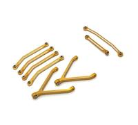 Compatibile Con FMS Per Xiaoqi Per FCX24 1/24 RC Crawler Car Upgrade Accessori Parti In Metallo Per Leva Dello Sterzo Del Telaio Collegamento Auto RC(Yellow)