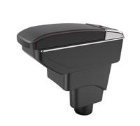 Compatibile Con Ford EcoSport 2013-2017 Bracciolo Speciale Per Auto, Modifica Degli Interni, Aggiornamento Del Doppio Strato, Scatola Portaoggetti Per Auto.(B2 Black line NO USB)