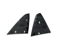 Compatibile con Ford Mustang 2015-2019, copertura per finestrino laterale in plastica ABS, colore nero lucido, per finestrini laterali.(Gloss Black)