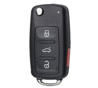 Compatibile Con Ford Per Caddy Per Eos 2010 2011 2012 2013 2014 2015 2016 1PCS 4 Pulsanti Pieghevole Custodia Chiave A Distanza OEM: 5K0837202AD