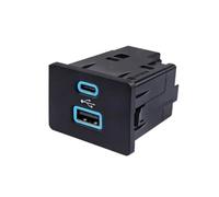 Compatibile Con Ford Per Explorer 2018 2019 Per Super Duty 2019 2020 Per Transit 2020-2023 Lettore Multimediale USB Presa AUX Ricambi Per Auto(Blue light)